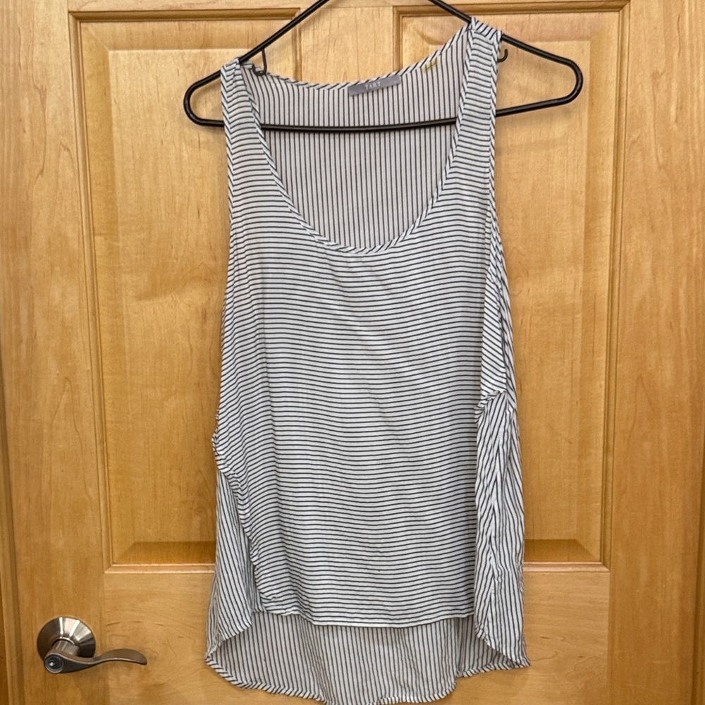 Tart Chic Striped Sleeveless Tank Top size L